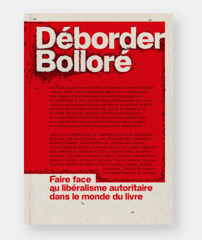 Couverture du livre "Déborder Bolloré"