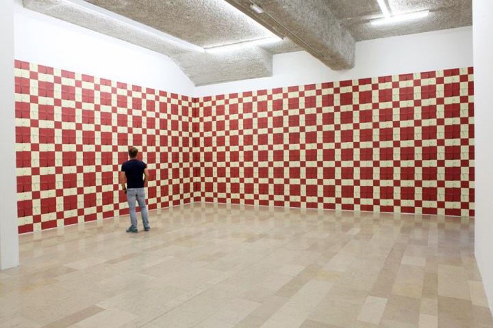 Calepinage des carreaux du sol du rez-de-chaussée de la Prison de Montluc - © P. Meyer